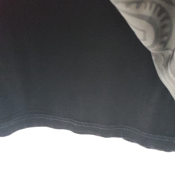 Soft Surroundings Charcoal Gray Crushed Velvet Short Sleeves Dress V-Neck Boho - Picture 5 of 7